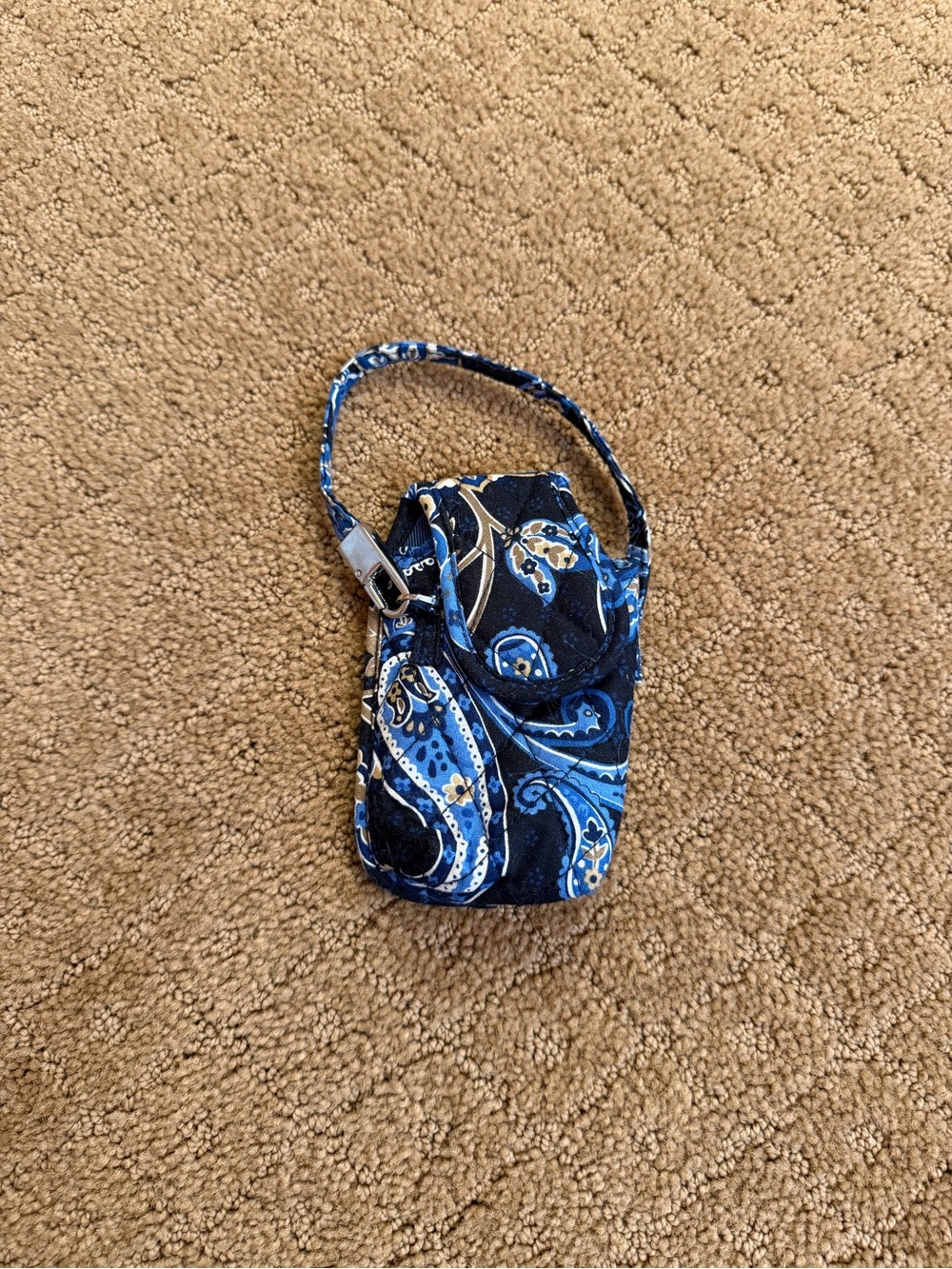 Vera Bradley Windsor Navy Cell Phone Flip Phone Holder